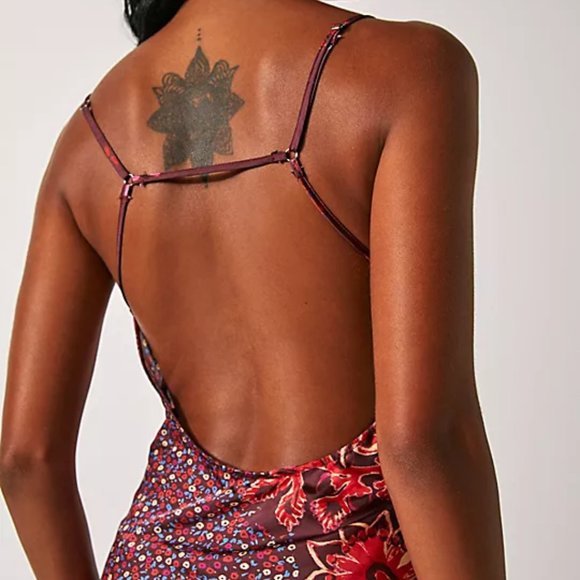 Sale! FREE PEOPLE Your Better Side  Midi Slip Dress  392tnm - Picture 7 of 8